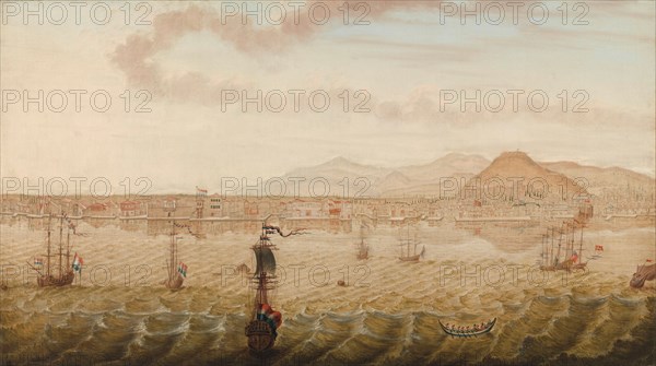 View of Smyrna (Izmir), 1779. Creator: N. Knop.