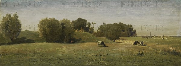 Landscape near Abcoude, 1860-1870. Creator: Paul Joseph Constantin Gabriel.
