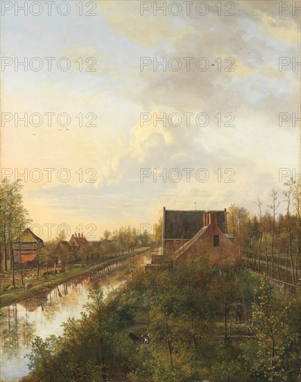 The Canal at ’s-Graveland, 1818. Creator: Pieter Gerardus van Os.
