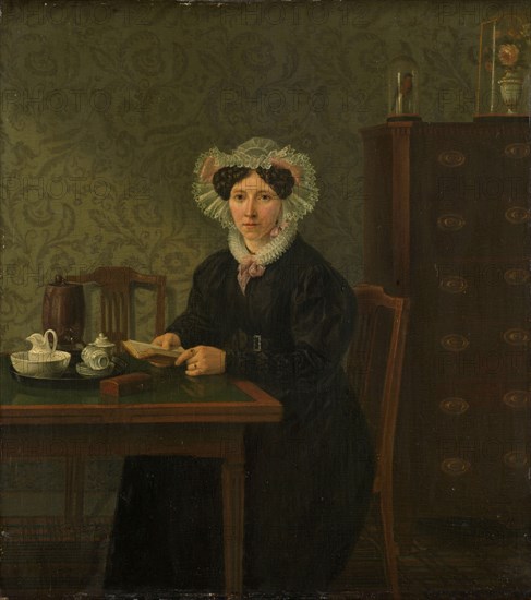 Portrait of a Woman, 1833. Creator: Willem Uppink.