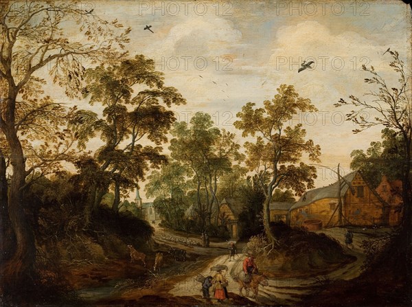 View of a Village, 1623. Creator: Willem van den Bundel.