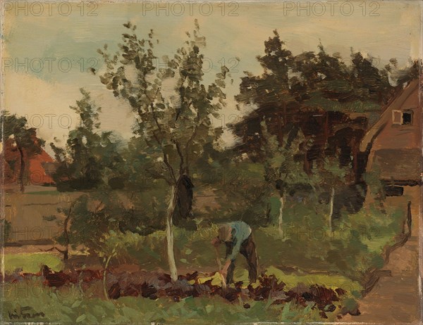 Moestuin, 1885-1922. Creator: Willem Witsen.