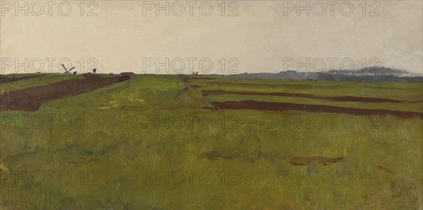 Landscape with fields, 1885-1922. Creator: Willem Witsen.