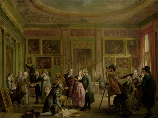 The Art Gallery of Josephus Augustinus Brentano, c.1790-c.1799. Creator: Adriaan De Lelie.
