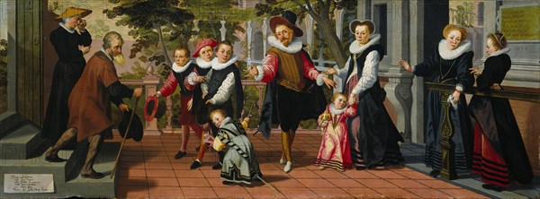 Rich Children, Poor Parents, 1599. Creator: Aert Pietersz..