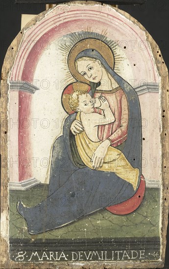 Madonna of Humility, (falsification of), 1910-1930. Creator: Unknown.