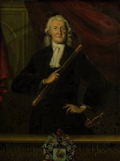 Portrait of Mattheus de Haan, Governor-General of the Dutch East Indies, 1750-1800. Creator: Anon.