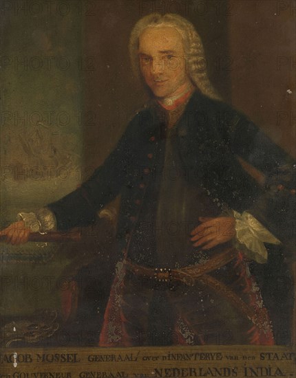 Portrait of Jacob Mossel, Governor-General of the Dutch East India Company, 1750-1799. Creator: Anon.