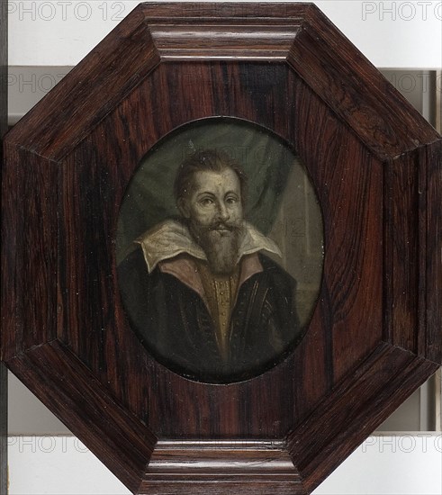 Portrait of Dominicus Baudius, Professor of rhetoric, history and law at...Leiden, 1700-1732. Creator: Arnoud van Halen.