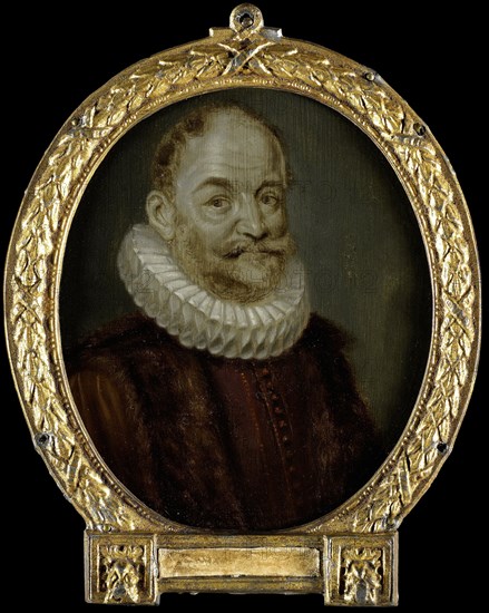 Portrait of Johannes Polyander à Kerckhoven, Professor of Theology in Leiden, 1700-1732. Creator: Arnoud van Halen.