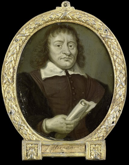 Portrait of Hendrik Bruno, Poet and Co-Rector of the Latin School in Hoorn, 1700-1732. Creator: Arnoud van Halen.