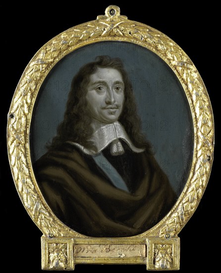 Portrait of Everard Meyster, Poet in Utrecht, 1700-1732. Creator: Arnoud van Halen.