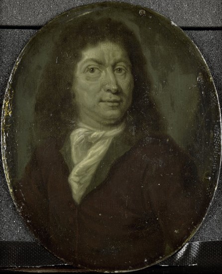 Portrait of Andries Pels, Dramatic Poet in Amsterdam, 1700-1732. Creator: Arnoud van Halen.