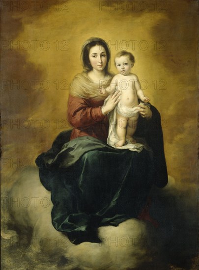 Virgin and Child, c.1670. Creator: Bartolomé Esteban Murillo.