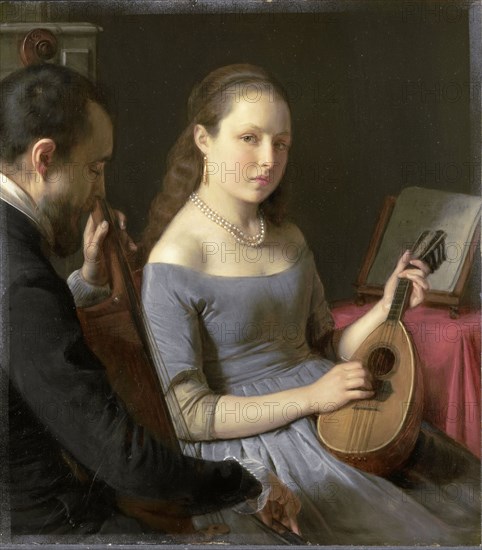 The Duet, 1830-1850. Creator: Charles van Beveren.