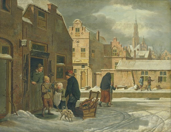 City View in the Winter, 1790-1813. Creator: Dirk Jan van der Laan.