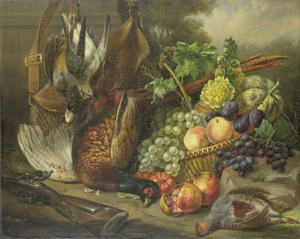 Still life, 1842. Creator: Elisabeth Iosetta Hoopstad.