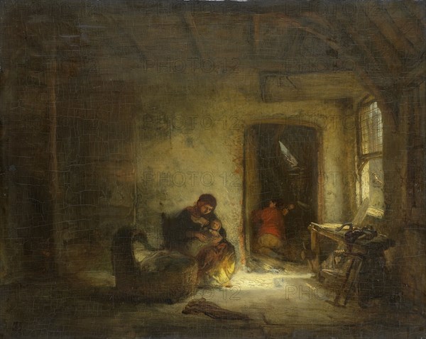 Sunny Room, 1830-1893. Creator: Eugene Francois de Block.