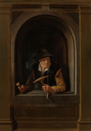 A Fisherman's Wife, 1653. Creator: Gerrit Dou.