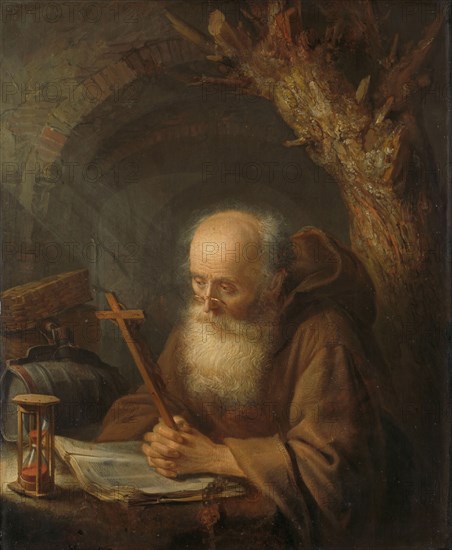 A Hermit, 1664. Creator: Gerrit Dou.