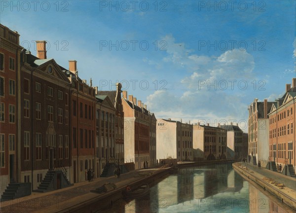 View of the Golden Bend in the Herengracht, 1671-1672. Creator: Gerrit Berckheyde.