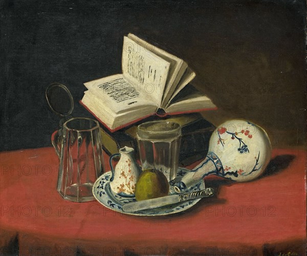 Still Life, 1860. Creator: J de Clercq.