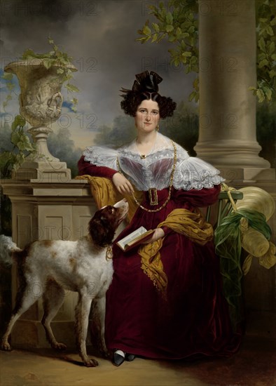 Portrait of Alida Christina Assink, 1833. Creator: Jan Adam Kruseman.