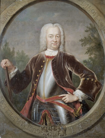 Portrait of Gustaaf Willem, Baron van Imhoff, Governor-General of the Dutch East India Company, 1742 Creator: Jan Maurits Quinkhard.