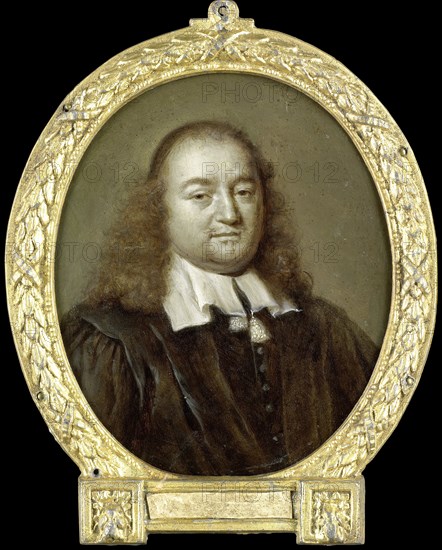 Portrait of Joannes Fredericus Gronovius, Philologist and Jurist, Professor in Leiden, 1732-1771. Creator: Jan Maurits Quinkhard.