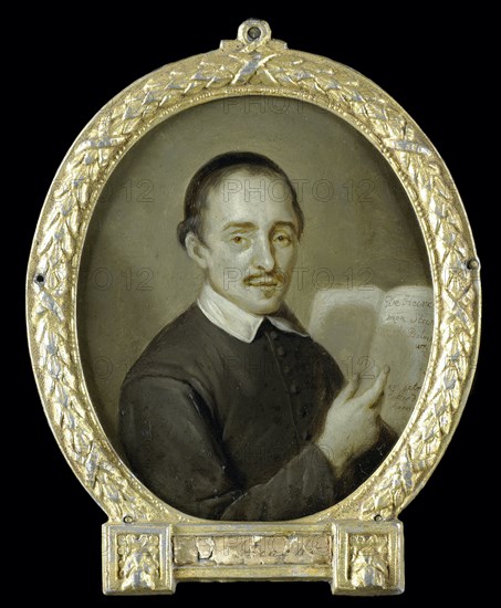 Portrait of Tieleman Jansz van Bracht, Clergyman and Poet in Dordrecht, 1723-1771. Creator: Jan Maurits Quinkhard.