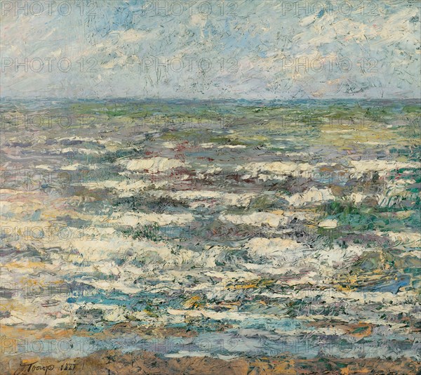 The Sea, 1887. Creator: Jan Toorop.