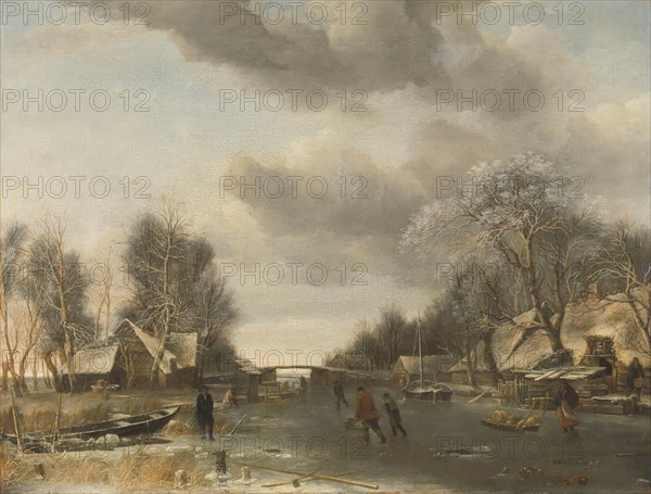 Winter Scene, c.1652-c.1653. Creator: Jan van de Cappelle.