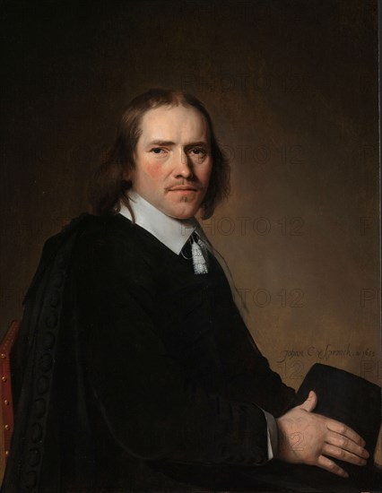 Portrait of Dirck, Johannes, or Jacobus Wallis, 1653. Creator: Jan Verspronck.