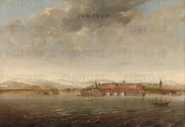View of Cochin on the Malabar Coast of India, c.1662-c.1663. Creator: Johannes Vinckboons.