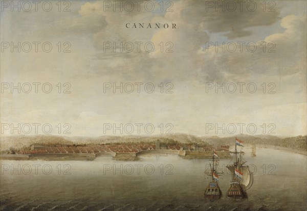 View of Cannanore on the Malabar Coast in India, c.1662-c.1663. Creator: Johannes Vinckboons.