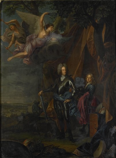 Portrait of Maximilian II, Elector of Bavaria, at the Battle of Mohács against the Turks, 1710-1750. Creator: Unknown.