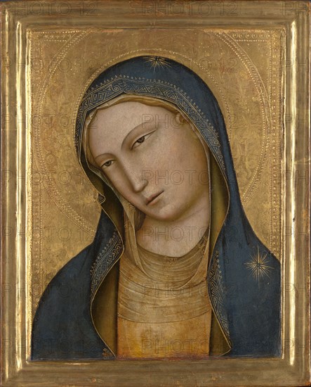 Bust of Saint Mary (formerly entitled Madonna), c.1381-c.1425. Creator: Lorenzo Monaco.