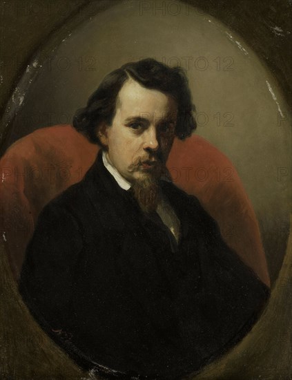 Portrait of Charles Henri Joseph Leicker, Painter, 1853. Creator: Nicolaas Pieneman.