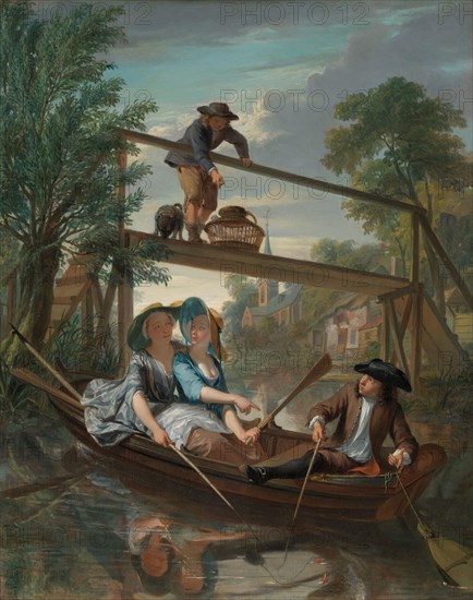 The anglers, c.1744. Creator: Nicolaas Verkolje.