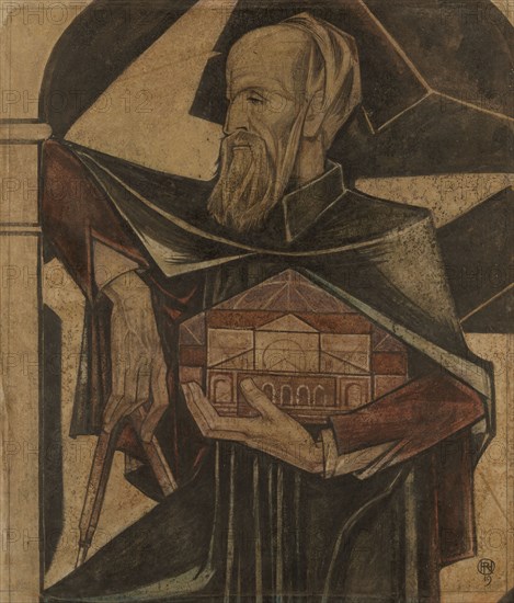 The Architect, 1919. Creator: Richard Roland Holst.