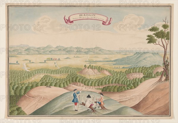 View of the Pepper Plantation in the Baygam Area, c.1750. Creator: Anon.