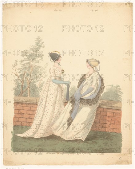 Gallery of Fashion, 1801. Creator: Anon.