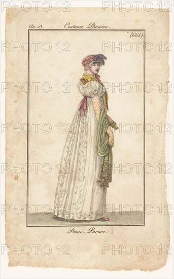 Journal of Ladies and Fashions, 1804-1805. Creator: Unknown.