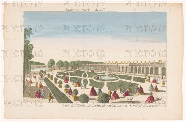 View of the Grand Trianon in the Garden of Versailles, 1700-1799. Creator: Unknown.