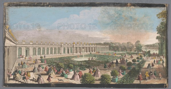 View of the Grand Trianon in the Garden of Versailles, 1700-1799. Creator: Unknown.