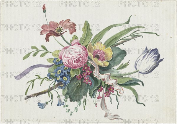 Flower arrangement, 1809. Creator: Catharina Wilhelmina Schweickhardt.