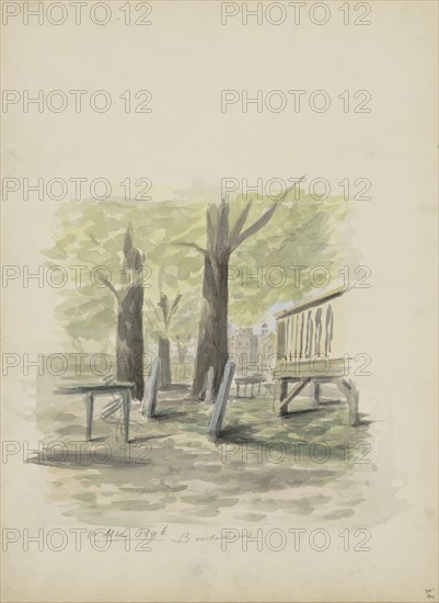 Outdoors, 1896. Creator: Christiaan Huidekoper.