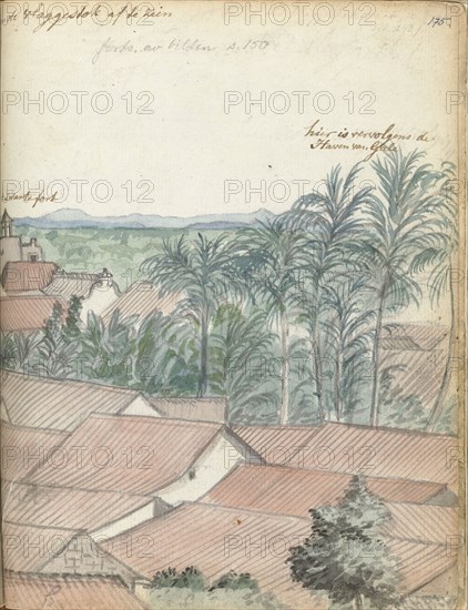 View over Galle, 1785-1786. Creator: Jan Brandes.