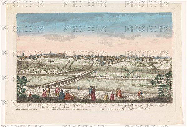 A general view of the city of Madrid the capilal of the kingdom of Spain', 1752. Creator: Unknown.