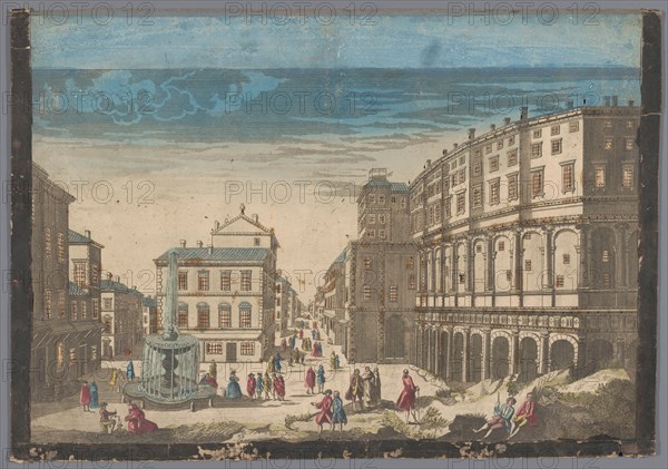 View of Marcellus's Theatre at Rome, 1745-1775. Creator: Unknown.